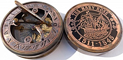 This Is Hand-made Copy of Brass Sundial Compass C-3048