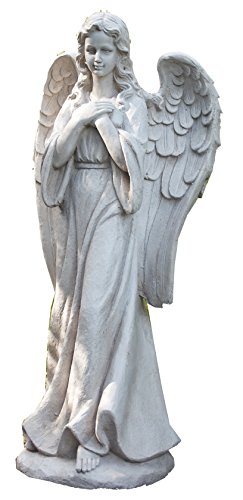 Napco 17968 Tall Praying Angel Garden Statue 3225&quot