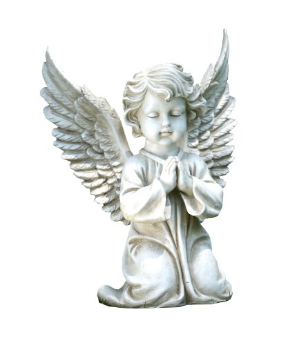 Napco Kneeling Angel Garden Statue 15-inch Tall