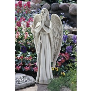 33 Divine Guidance Praying Angel Garden Statue