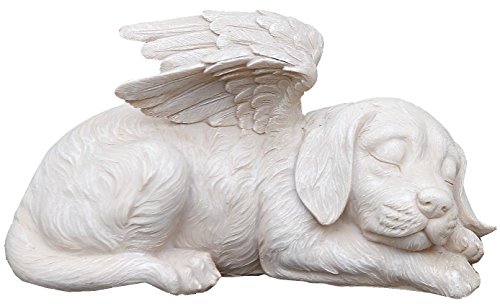 Napco 11144 Sleeping Angel Dog With Wings Garden Statue 975 X 5&quot