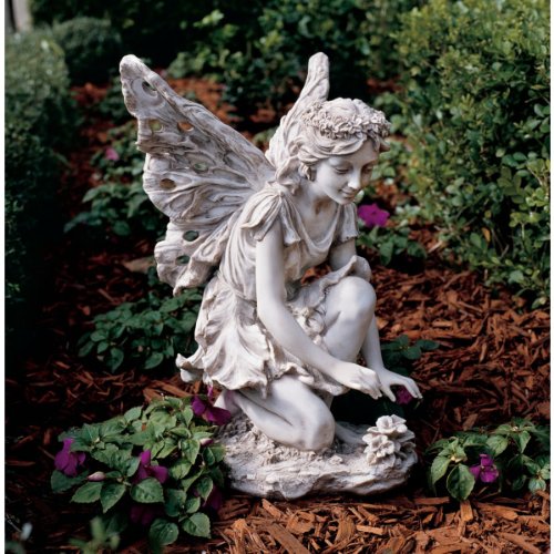 Classic Garden Flower Fairy Sculpture Statue Figurine