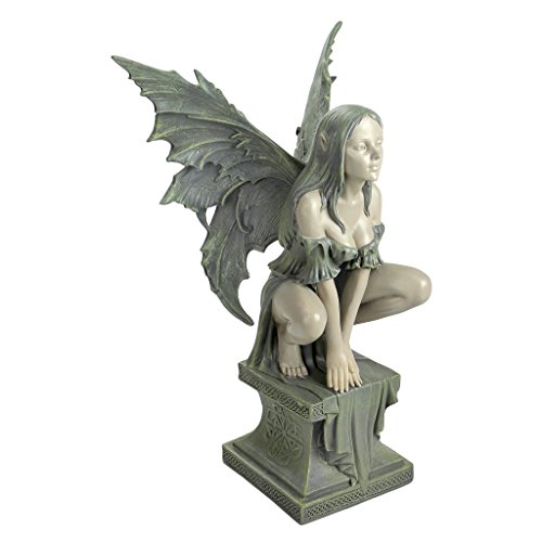 Design Toscano Celtic Fairys Perilous Perch Garden Statue