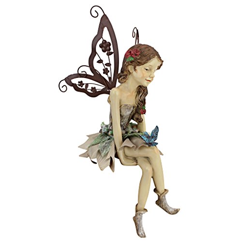 Design Toscano Fannie, The Fairy Sitting Statue
