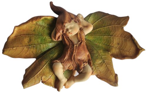 Top Collection Enchanted Story Fairy Garden Sleeping Fairy Baby Outdoor Statue 375 By 575-inch