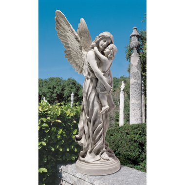 Kerepesi Budapest Replica Wide Wingel Home Garden Angel Sculpture Statue Decor