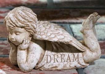 Garden Angel Statue Cherub Dream From Grasslands