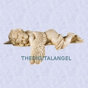 Nap Time Angel Statue Sleeping Cherub Sculpture New the Digital Angel