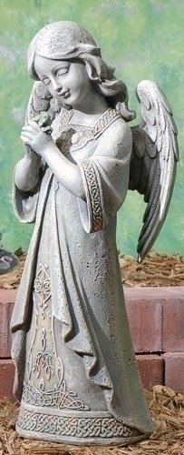 15&quot Josephs Studio Praying Celtic Irish Angel Outdoor Garden Statue