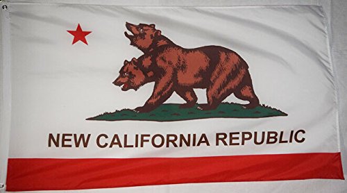 Tinuos New California Republic Flag Banner 3x5