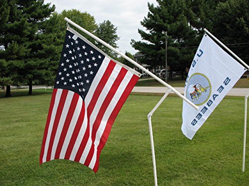 Flag Pole Rotating And Portable For Rvcamping Grounds Mobile Home Or Your Front Yard