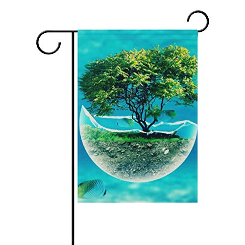 EVERUI Seasonal Personalized Garden Flags Decorative Outdoor Flags for Yard and Wedding Printed on Both Sides 12 x 18