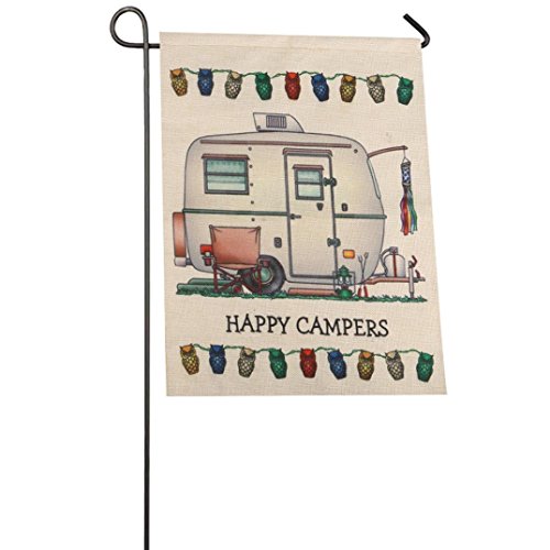 Fineshow Indoor Outdoor Home Decor Cute Car Pattern Fall Garden Flag A