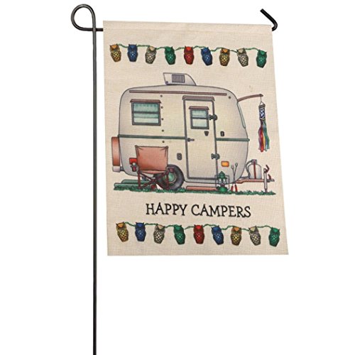 Garden Flag AMATM Indoor Outdoor Home Decor Cute Car Pattern Flag Fall Garden Flag A