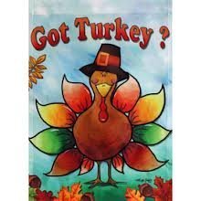 Got Turkey Large Porch Flag 28 X 40 Inches