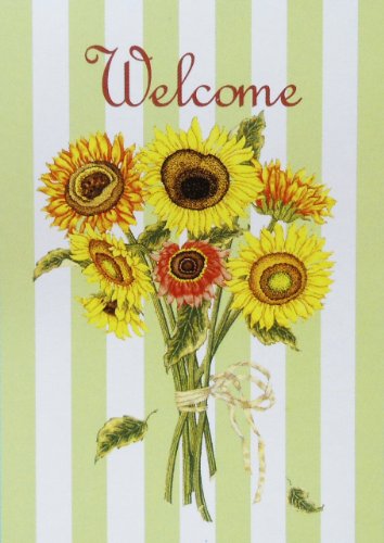 Pretty Sunflower Bouquet - Large Summer  Fall Garden Flag - 28&quot X 40&quot For Spring House Yard Porch Outdoor Autumn