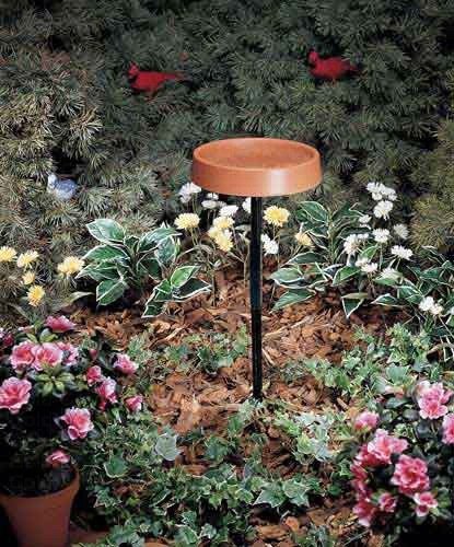 2 PACK 12 in Heated Bird Bath wMetal Stand