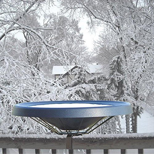 Birds Choice Heated Bird Bath - Deck Mount