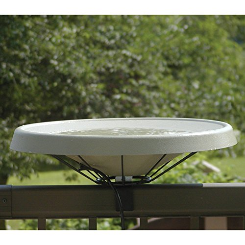 Birds Choice Heated Bird Bath - Deck Mount