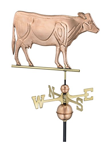 Good Directions 552P Dairy Cow Weathervane Polished Copper Discontinued