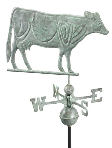 Good Directions 552V1 Dairy Cow Weathervane Blue Verde