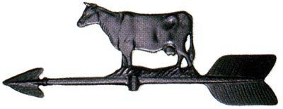 Montague Metal Products 24-Inch Weathervane with Cow Ornament
