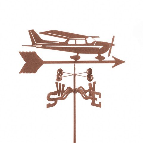 EZ Vane EZ1003-PT Cessna Airplane Weathervane with Post Mount