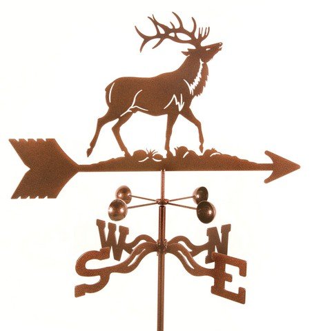 EZ Vane EZ1310-RF Elk Weathervane with Roof Mount