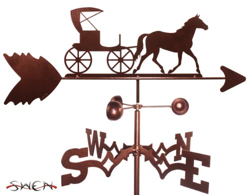 Horse And Buggy Carriage Weathervane