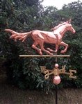 Running Horse Weathervane