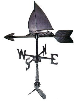 Montague Metal Products 24-Inch Weathervane with Sailboat Ornament