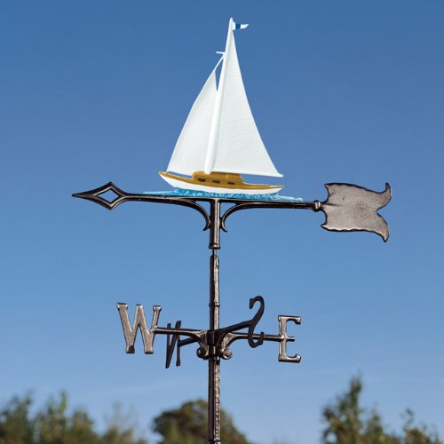 Sailboat Weathervane - Rooftop Color Rooftop Color