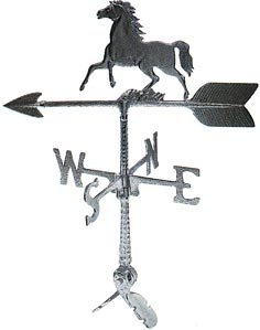 Montague Metal Products 24-inch Weathervane With Horse Ornament