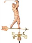 Golfer Weathervane