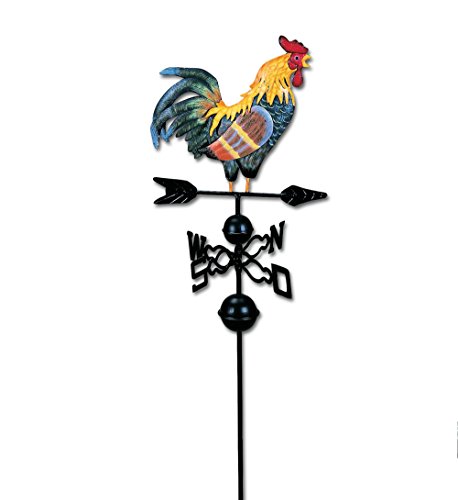Hgc 48 In Metal Weather Vane With Rooster Ornament