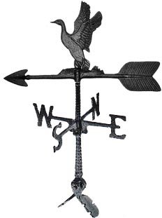 Montague Metal Products 24-inch Weathervane With Duck Ornament