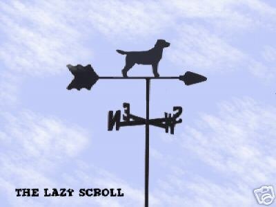 Labrador Retriever Garden Style Weathervane Wrought Iron