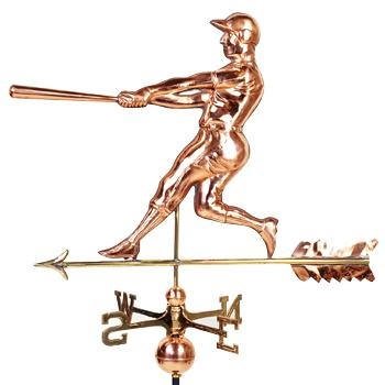 East Coast Weathervanes and Cupolas Batter Weathervane Polished Copper