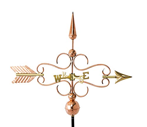 East Coast Weathervanes and Cupolas Victorian Arrow Weathervane Polished Copper