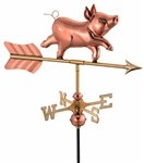 Small Pig Weathervane