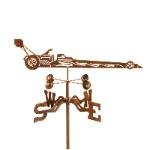 Dragster Car Garden Stake Weathervane