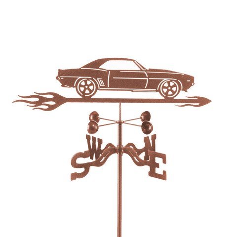 EZ Vane EZ1017-4S Camaro Car Weathervane with Four Sided Mount