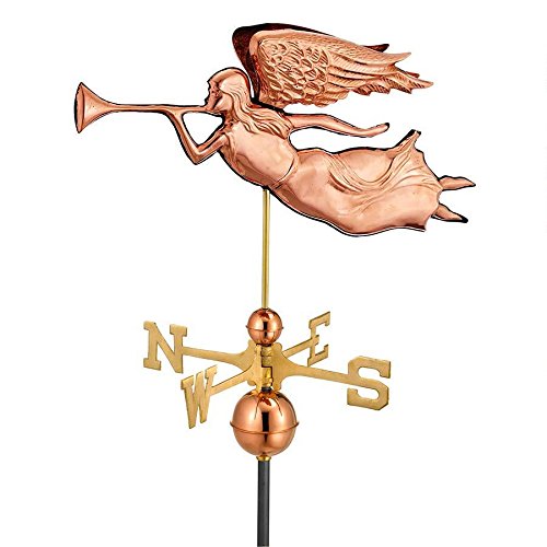 Design Toscano Triumphant Angel Full-Size Copper Weathervane Copper