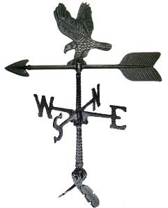 Montague Metal Products 24-inch Weathervane With Eagle Ornament