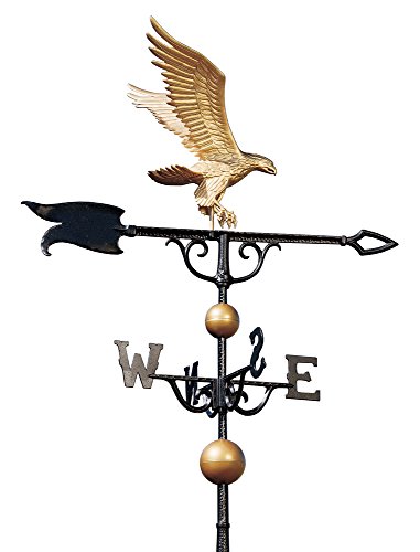 Whitehall Products Eagle Weathervane 46-Inch GoldBronze