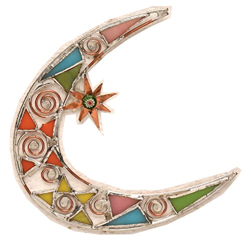 Stained Glass Moon Suncatcher