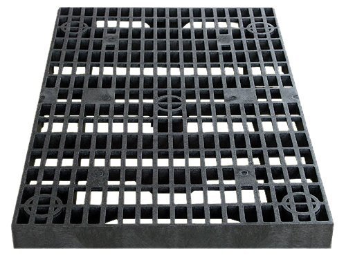 Custom Pro 24 Inch x 36 Inch Heavy Duty Fountain Basin Grate  for Pond and Water Garden Features and More  Hides Reservoirs  Holds Rocks Other Decorations  Black  Can Be Cut