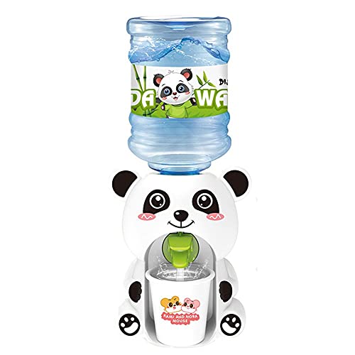 JIAXIAO Drinking Fountain MachineKitchen Toy Cartoon Pig Kids Gift Cold Juice Milk Mini Water Dispenser Simulation Drinking Fountain Toy(White)