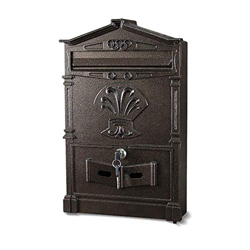 Locking Mailbox Wall Mounted Mailboxes for WallMount LetterboxesHigh Galvanized Locking Mounted Mailbox Office Drop Comment Letter DepositWall Hanging Secured Document