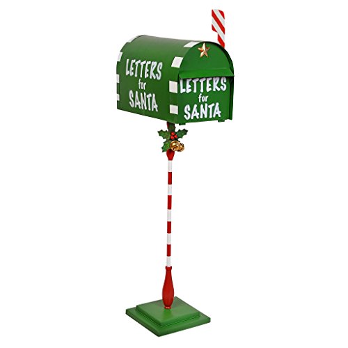 Christmas Decorations  Letters for Santa Claus Christmas Mailbox Metal Holiday Decor  Christmas Cards to the North Pole